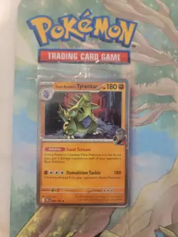 Team Rocket’s Tyranitar Pokemon Center Exclusive Promo (Sealed) - Image 1