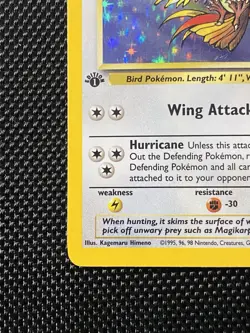 1999 Pokemon TCG Pidgeot Jungle Set 8/64 WotC 1st Edition Holo Rare LP+ - Image 5