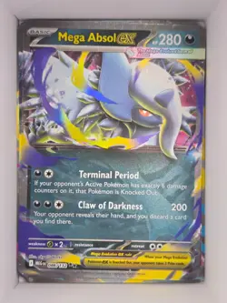 Pokemon TCG Mega Absol ex 086/132 Mega Evolutions Double Rare Near Mint - Image 1