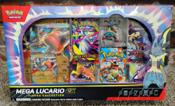 Pokemon TCG Mega Lucario ex Premium Figure Collection Box Factory Sealed - Image 1