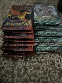 POKEMON SCARLET & VIOLET LOT 16 BOOSTER PACKS 8 DESTINED RIVALS 8 Journey - Image 2