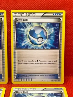 Pokemon TCG Dive Ball 125/160 Primal Clash x4 Non Holo - Image 3