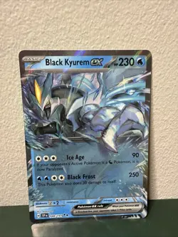 Black Kyurem ex 048/191 Sv08: Surging Sparks Holo Double Rare Pokemon Near Mint - Image 1