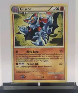 2010 Pokemon TCG HeartGold & SoulSilver Undaunted Gliscor HOLO Rare 4/90 NM - Image 2