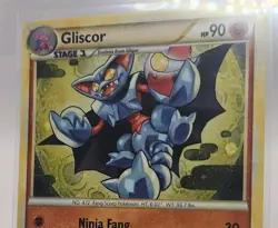 2010 Pokemon TCG HeartGold & SoulSilver Undaunted Gliscor HOLO Rare 4/90 NM - Image 4
