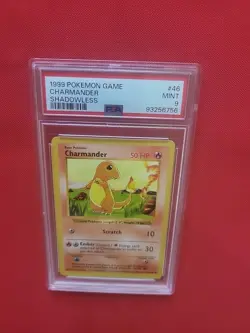 Pokemon: Charmander Shadowless #46/102 Base Set 1999 - PSA 9 MINT - B47 - Image 4