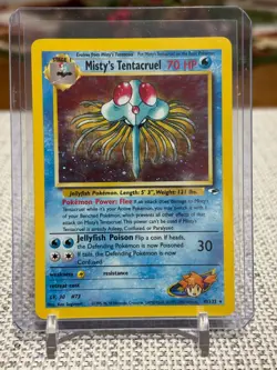 2000 Pokemon #10/132 Misty's Tentacruel (Gym Heroes) Holo - NM - Image 1