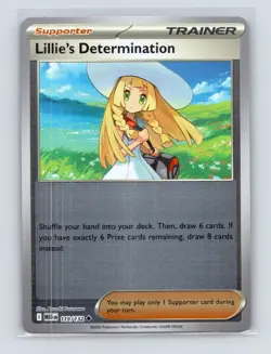 Pokemon TCG Lillie's Determination 119/132 ME01: Mega Evolution Reverse Holo NM - Image 1