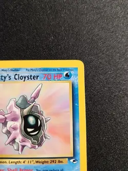 Misty's Cloyster 29/132 NM Rare Non Holo Gym Heroes Vintage Pokemon TCG - Image 3