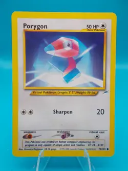 Porygon 78/105 Neo Destiny Pokemon TCG Regular Lightly Played - Image 1