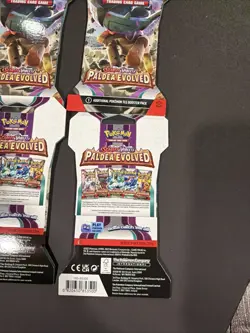 Pokemon Scarlet and Violet Paldea Evolved Sleeved Booster Pack SEALED Lot Of 4 - Image 3