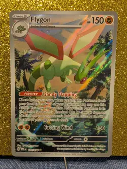 2025 POKEMON PFL EN-PHANTASMAL FLAMES 101 FLYGON ILLUSTRATION RARE - Image 1