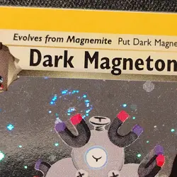 2000 Pokemon Team Rocket Dark Magneton 11/82 Holo LP+ NM with SWIRL - Image 2