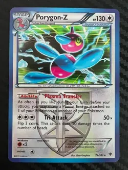 Pokemon TCG Porygon-Z 74/101 Holo Black & White Plasma Blast VLP - Image 1