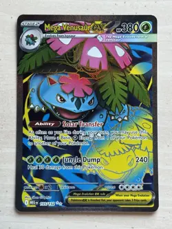 Mega Venusaur ex 155/132 Pokemon TCG Mega Evolution Full Art Rare - Image 1