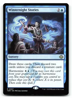 Winternight Stories NM Tarkir: Dragonstorm MTG Magic the Gathering Blue Eng Card - Image 1