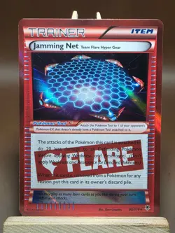 HP Jamming Net Team Flare Hyper Gear (98/119) XY: Phantom Forces Pokemon Card - Image 1