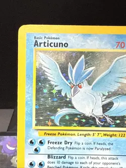 Pokemon Card Articuno 2/62 Holo Rare Fossil Set 1999 WOTC Played 2 - Image 2