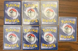 2000 Pokemon MEW #8 Non Holo BLACK STAR PROMO Set x 7 Cards Lot Rare WotC LP - Image 2