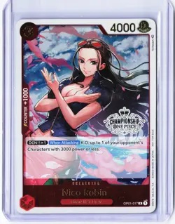 Nico Robin (Store Championship Participation Pack) PR One Piece Promotion Cards - Image 1