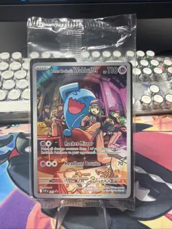 Team Rocket's Wobbuffet 203 MINT + SEALED Sv: Scarlet & Violet Promo Cards Holo - Image 1