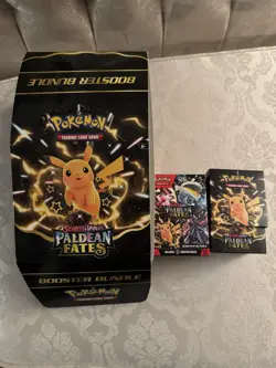 Pokemon Paldean Fates Booster Bundle Display - EMPTY BOX NO CARDS - Image 1