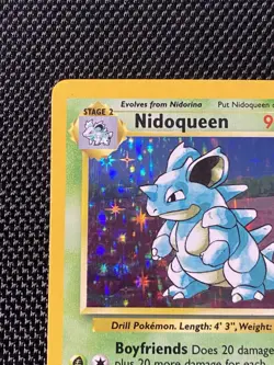 Nidoqueen Holo - Jungle 7/64 - Vintage Pokemon Card 1999 - LP/NM - Image 2