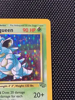 Nidoqueen Holo - Jungle 7/64 - Vintage Pokemon Card 1999 - LP/NM - Image 3