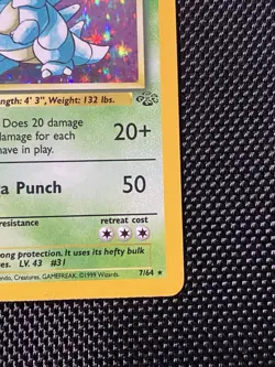 Nidoqueen Holo - Jungle 7/64 - Vintage Pokemon Card 1999 - LP/NM - Image 4