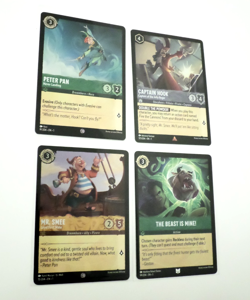 Disney Lorcana The First Chapter Cold Foil Lot of 4 Cards - Image 1