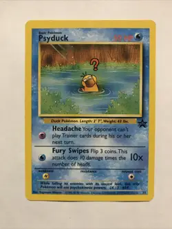 Pokemon Card - Psyduck WOTC Black Star League Promo #20 - Image 1