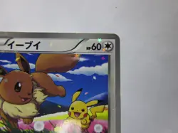Eevee & Pikachu 235/BW-P Pokemon 7-Eleven Promo Card 2013 Japanese 1 /Used - Image 4