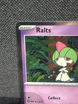 Ralts 058/132 Me01: Mega Evolution - COSMOS HOLO CARD pokemon - Image 2