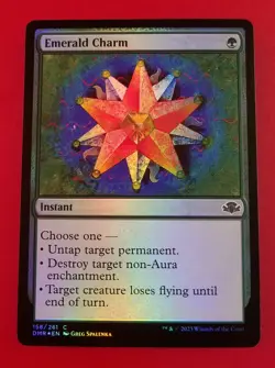 1x Emerald Charm | FOIL | Dominaria Remastered | MTG Magic Cards - Image 1