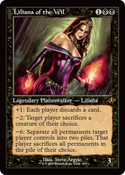 Liliana of the Veil (Retro Frame) Innistrad Remastered Regular - Image 1