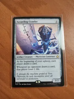 Magic MTG Scrawling Crawler FDN 0132 Regular Rare - NM condition - Image 1