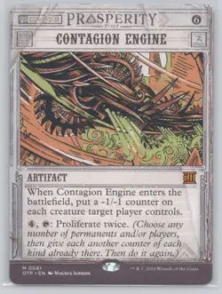 Contagion Engine Normal M Outlaws of Thunder Junction: Breaking News 61 NM - Image 1