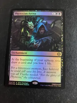 MTG - NM - Phyrexian Arena - FOIL - Phyrexia All Will Be One - Promo - Image 1