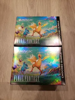 MTG Magic The Gathering Final Fantasy Chocobo Bundle Box LOT OF 2 *SHIPS Today* - Image 1