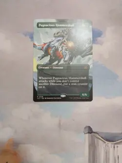 MTG Pugnacious Hammerskull Borderless X1 Lost Caverns of Ixalan 0328 NM - Image 1