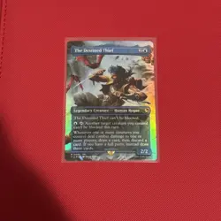 MTG The Destined Thief (Borderless) Foil #0446 - Final Fantasy I - Image 1