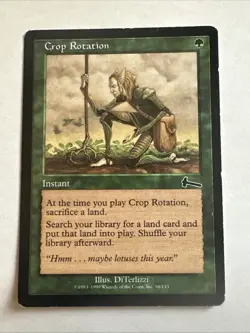 Crop Rotation X1 Urza’s Legacy Ex Condition See Front/back Pics - Image 1