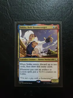 Sokka, Bold Boomeranger [Avatar: The Last Airbender] MTG - Image 1