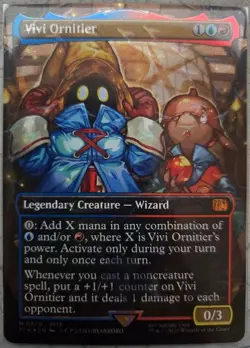 MTG Vivi Ornitier (Borderless) (Chocobo Track) Final Fantasy Foil *PACK FRESH!* - Image 1