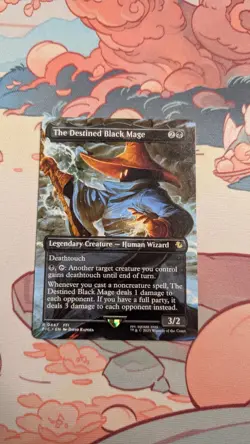 The Destined Black Mage (Borderless) Commander: Final Fantasy Regular - Image 1