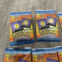 (6) 1999 Vintage Action Flipz Pokemon Series One Hobby Exclusive Booster Pack - Image 5
