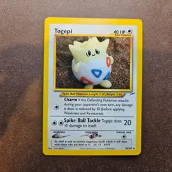 Togepi 56/105 Pokemon Neo Destiny Card - LP - Image 1