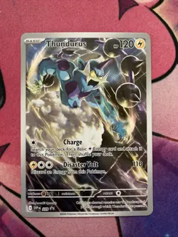 Thundurus 209 Promo Black Bolt Elite Trainer Box Holo NM English Pokemon SVP - Image 1