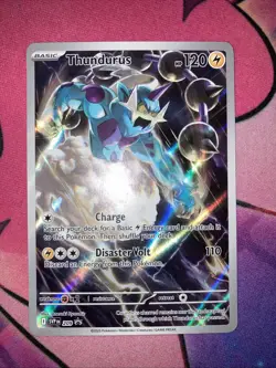 Thundurus 209 Promo Black Bolt Elite Trainer Box Holo NM English Pokemon SVP - Image 2