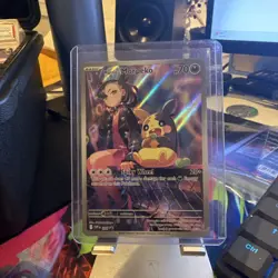 Pokemon TCG Marnie's Morpeko SVP 206 Black Star Promo Near Mint NM - Image 1